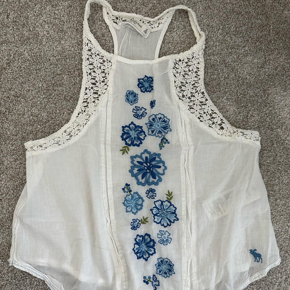 Abercrombie floral tank top